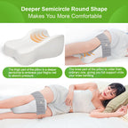 Coussin genoux à sangle en mousse à mémoire de forme