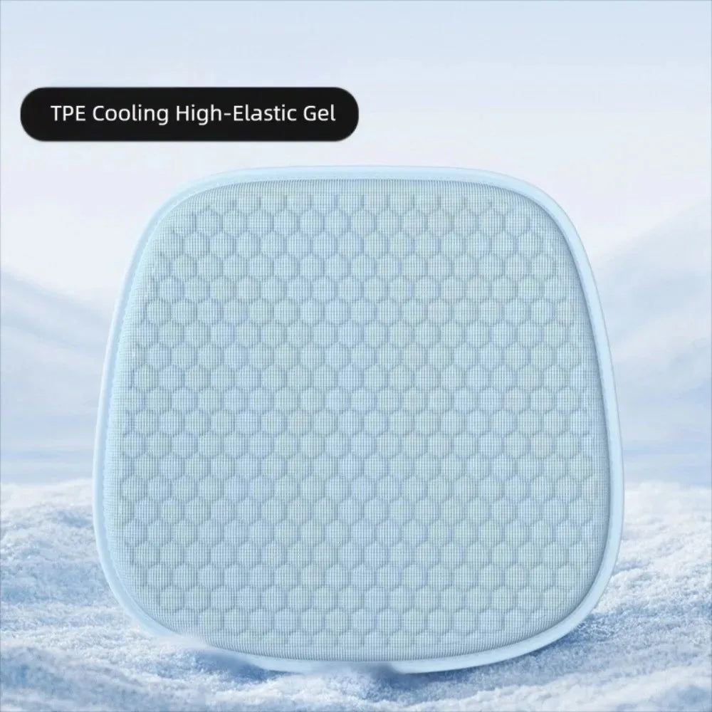 Coussin d'assise voiture gel & soie glacée