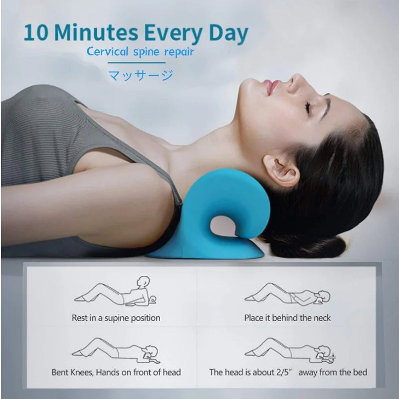 Coussin d'étirement cervical
