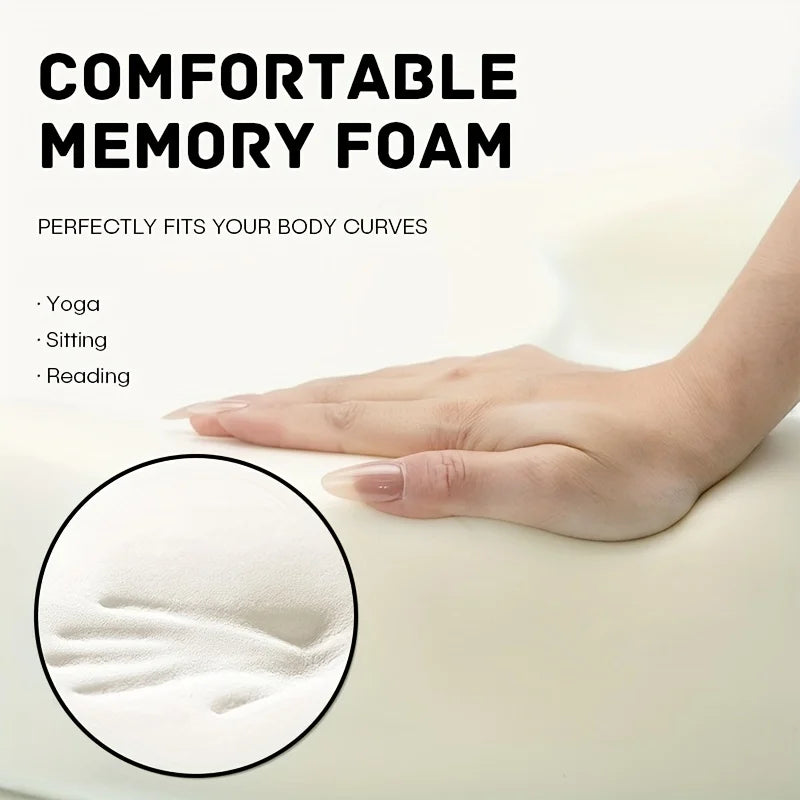 Coussin de méditation grand format à mémoire de forme