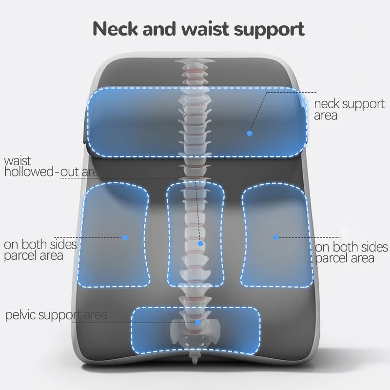 Coussin de lecture ergonomique à poches