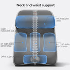 Coussin de lecture ergonomique à poches