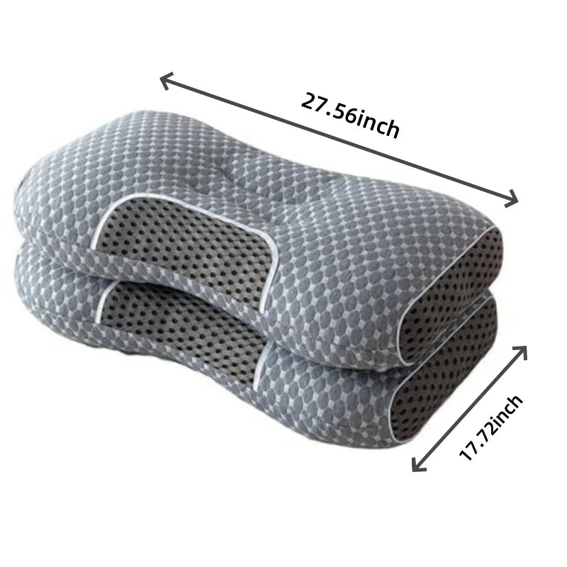 Oreiller cervical garni fibre