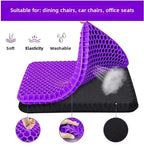 Coussin d'assise gel violet compact