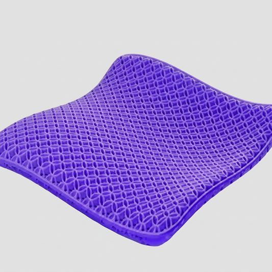 Coussin d'assise gel violet compact