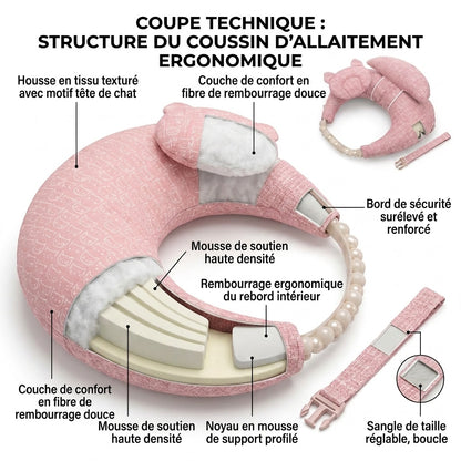 Coussin d'allaitement en U Airyon – vue 6