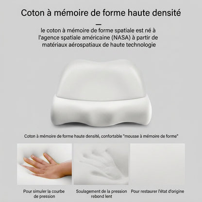 Oreiller cervical contour à courbure dorée Airyon – vue 4