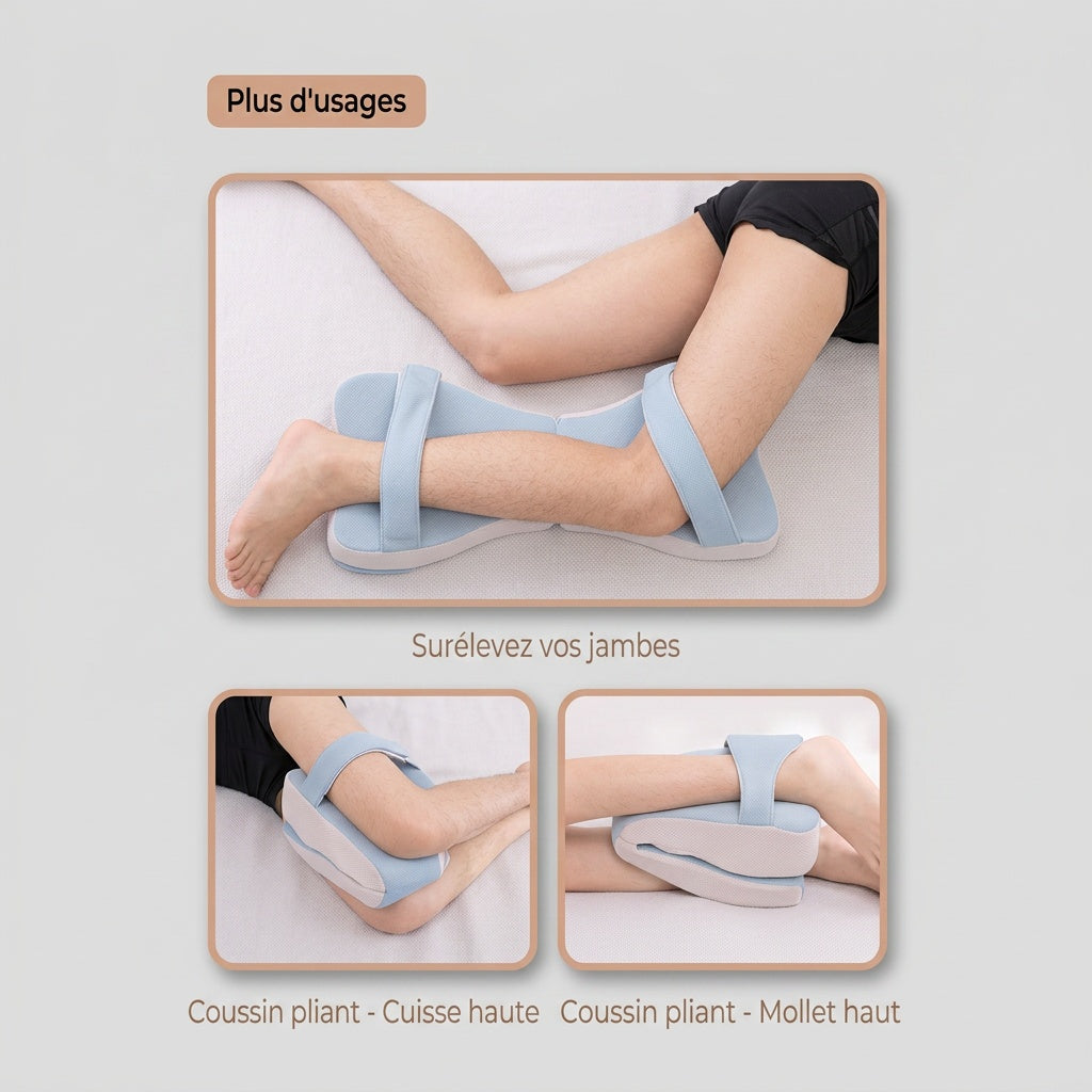 Coussin de jambes à mémoire de forme