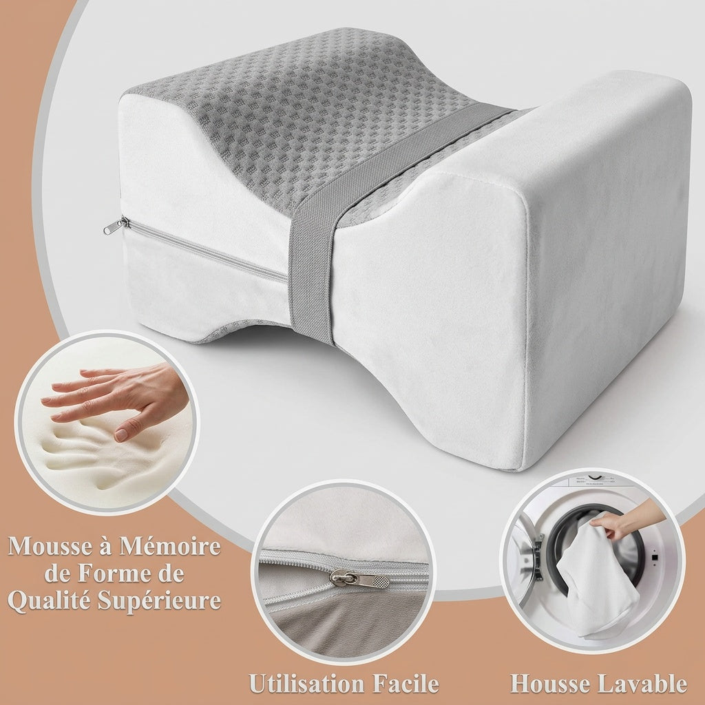 Coussin genoux sablier classique