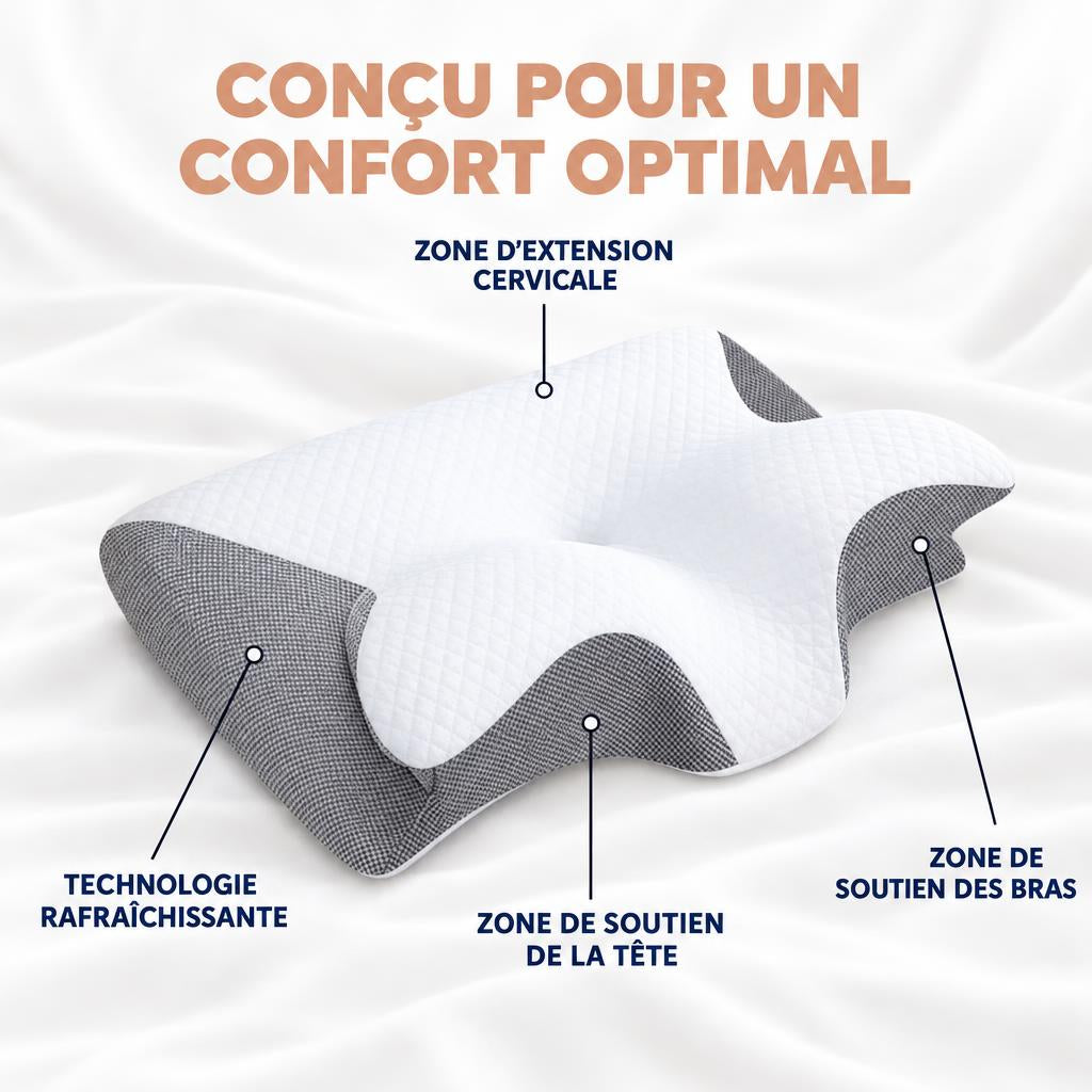 Oreiller cervical ergonomique Airyon – vue 2