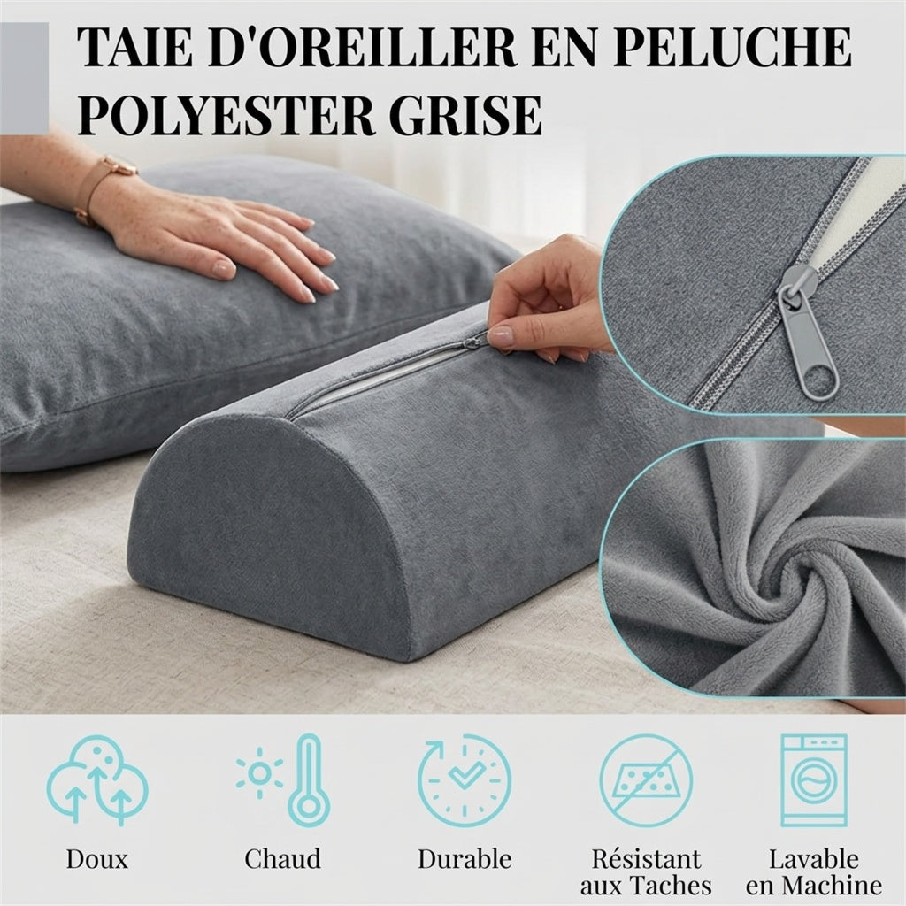 Coussin demi-lune multi-positions
