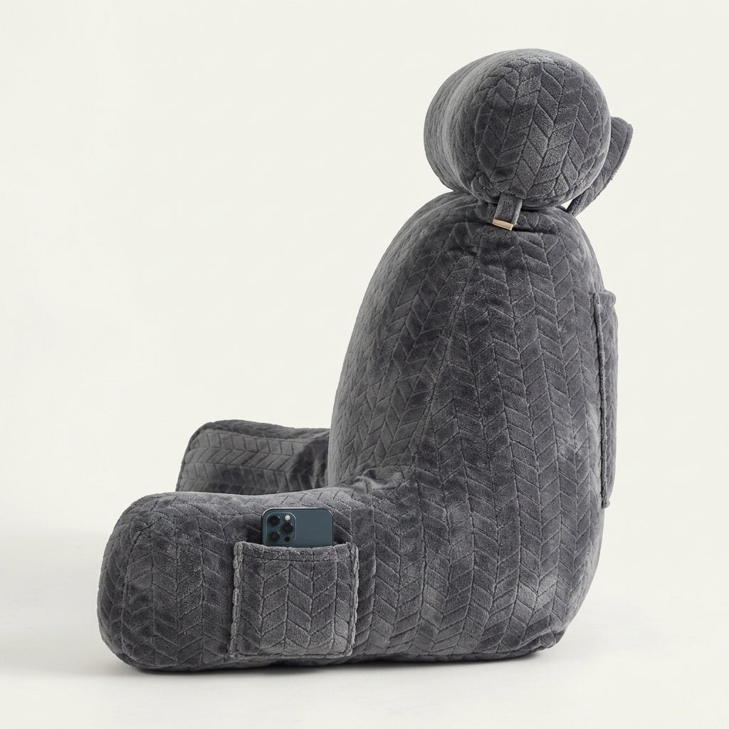 Coussin de lecture avec accoudoirs format XXL Airyon – vue 7