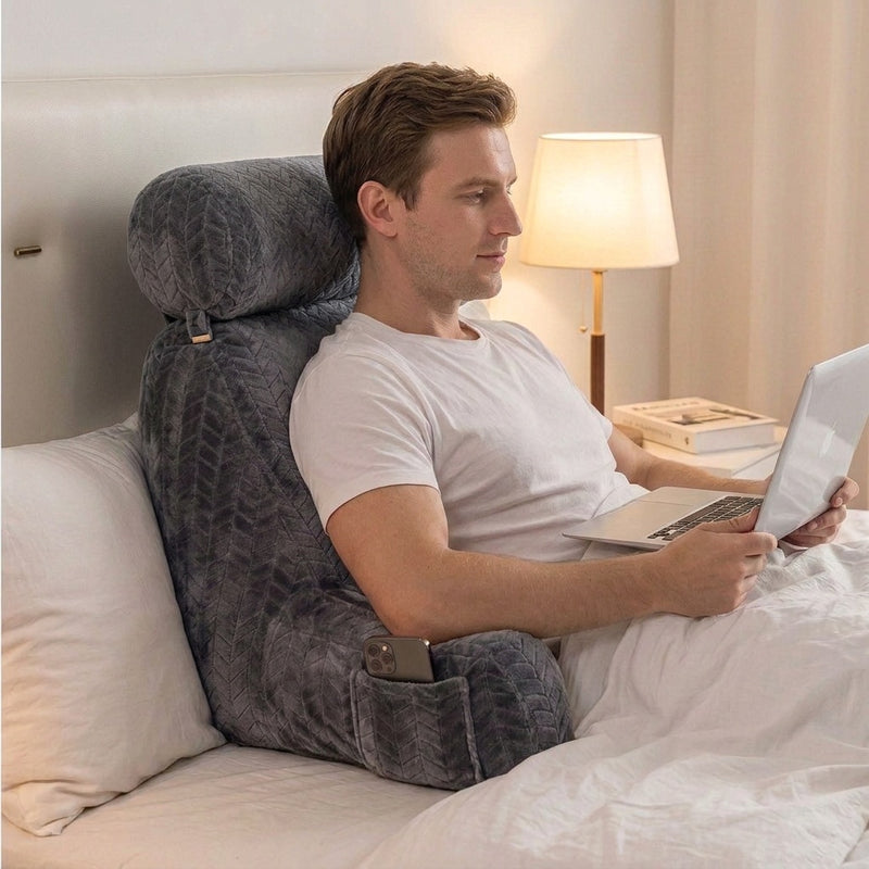 Coussin de lecture avec accoudoirs format XXL Airyon – vue 3