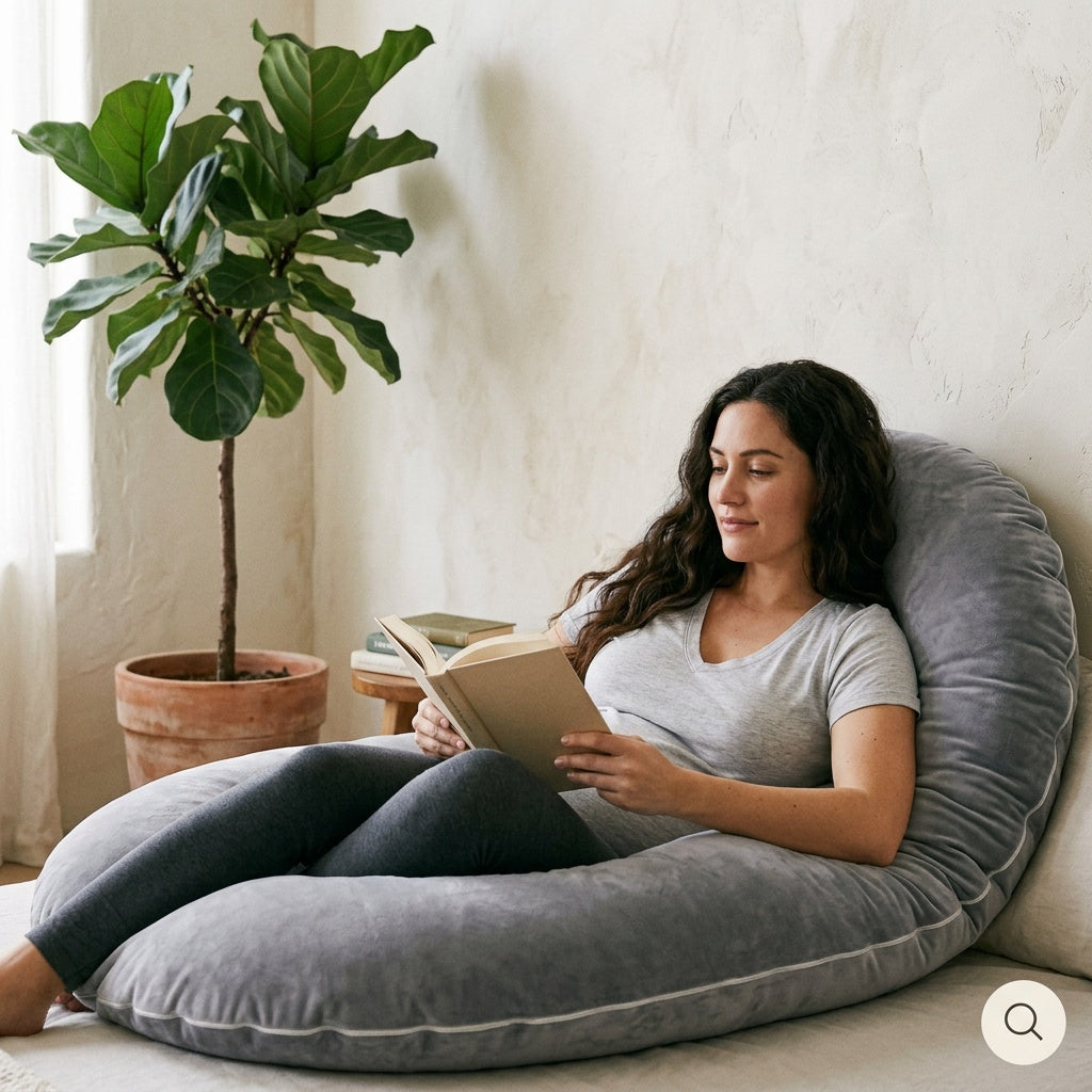 Coussin de grossesse en forme de C Airyon – vue 3
